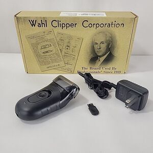 Wahl 7065 Compact Rechargeable Lithium Ion Travel Shaver Flexible Foils Open Box